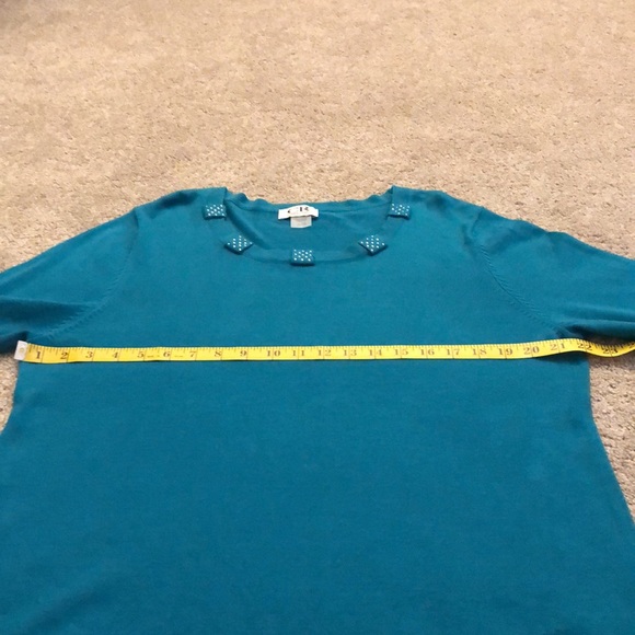 Carroll Reed Long Sleeve Turquoise - Picture 5 of 9
